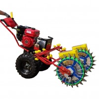 汽油播種機(jī)雙行播種機(jī)玉米高粱谷子蘿卜白菜荷蘭豆手推式播種器